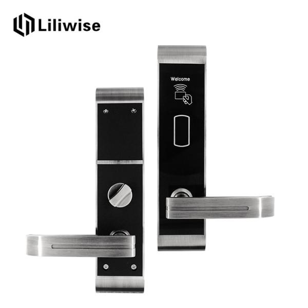 Quality Modern Hotel Key Card Lock , IC Card Hotel Room Security Door Locks for sale