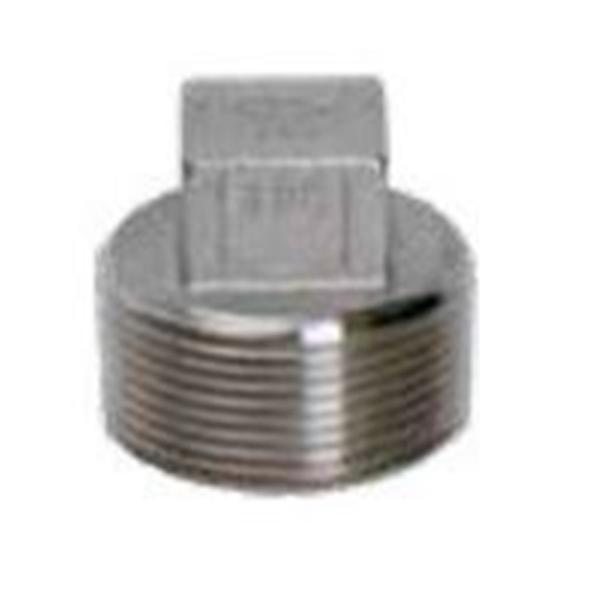 Quality NPT thread pipe fitting hot dip galvanized malleable iron asni pipe plugs forged fittings hex/round plug 316L for sale