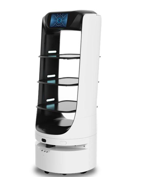 Quality WIFI 4G Bluetooth Smart Service Robot DC 48V Medicine Delivery Robot for sale