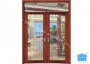 Buy cheap Decorative Sliding Glass Door Privacy Sound Proof Rectangle Square Glass product