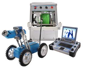 Buy cheap IP68 Waterproof Pipe Inspection Crawler Robot Cable Transmitting Synchronically System product