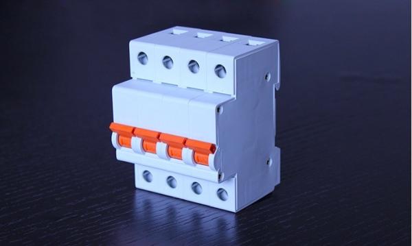 Quality 25ka Lightning Protection System Parts , Backup Power Surge Protector 4P Poles for sale