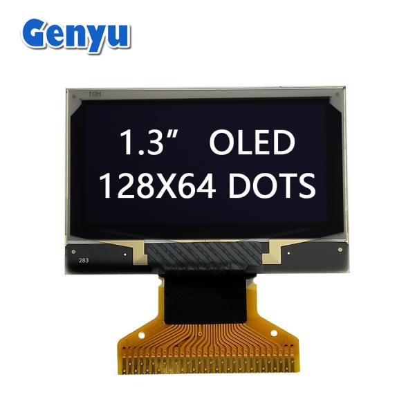 Quality High Contrast 1.3 Inch OLED Display 128x64 Dots SH1106 30PIN Soldering FPC for sale