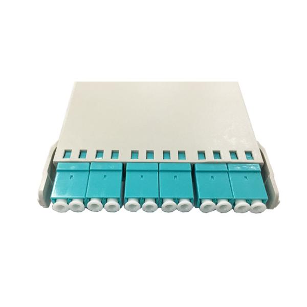 Multimode Mtp To Lc Cassette , 12 Fibers Plastic Fiber Optic Cassette