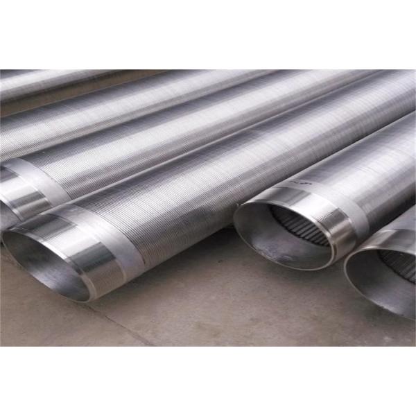 Non Clogged Wedge Wire Screen Mesh Anti Rust Johnson Screen Tube SUS 304 316