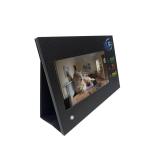 AC adaptor powered LCD pop video display for stores motion sensor video pos