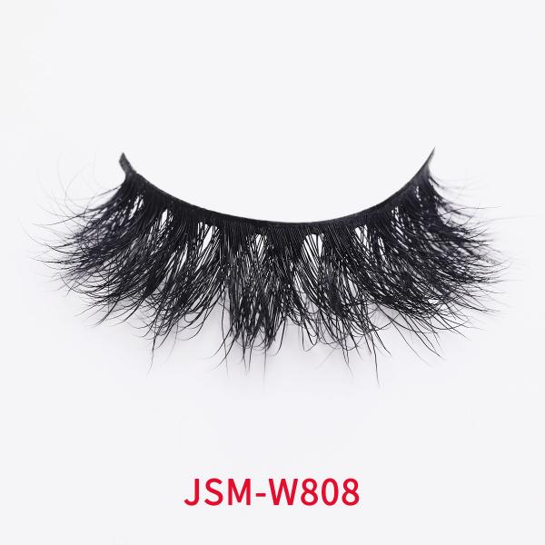 Quality Reusable Natural 3D Mink Lashes , Handmade Craft Silk Individual Lashes for sale