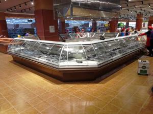 China Custom Deli Chiller Display Cabinet With Carel Digital Temperature Controller on sale
