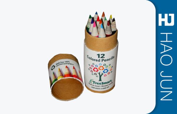 Quality Personalized Printed Cardboard Tubes For Color Pen , Glossy Lamination Surface for sale