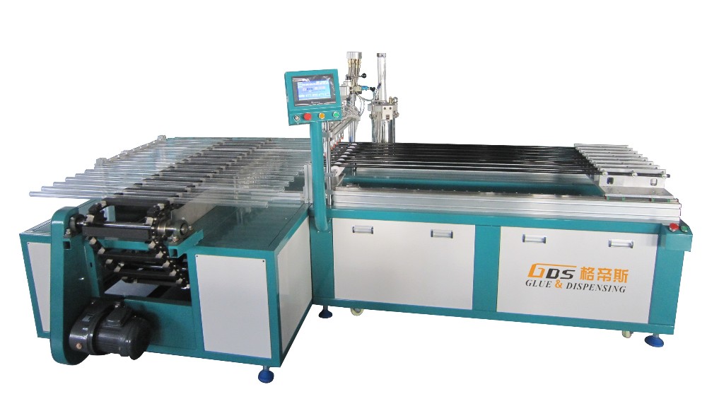800pcs/H Automatic Assembly Line Customized Glue Dispensing Equipment For T8 Glass Tube