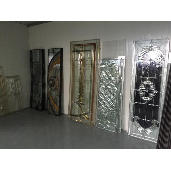 tempered stained glass for windows 1"thickness