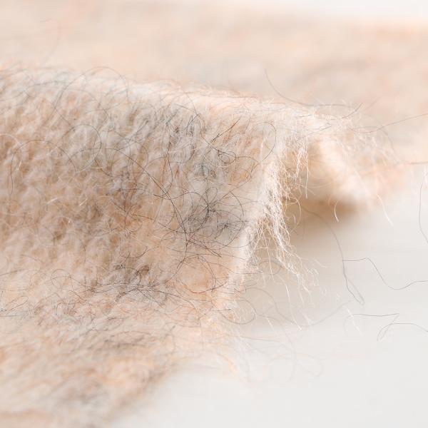Blended Shawls Chunky Mohair Yarn , 1/13NM Anti Pilling Mohair And Wool Yarn