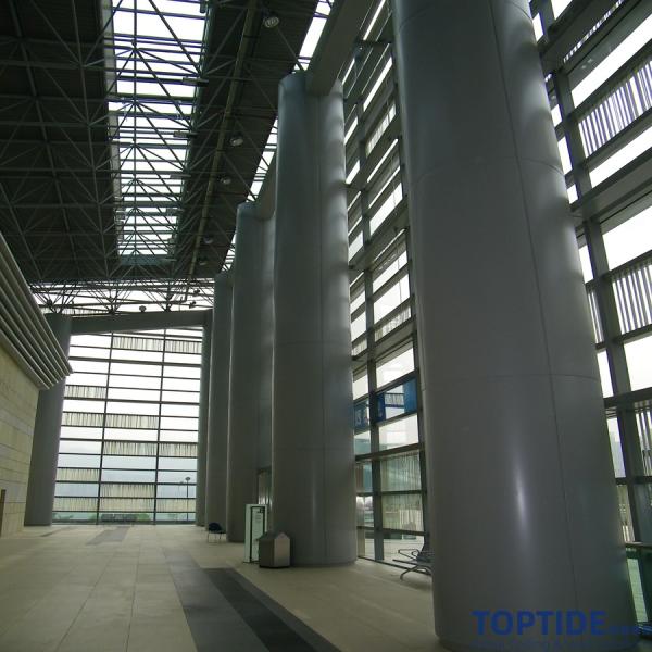 Quality Weather Resistance 4.0mm PVDF Painted Indoor Column Wraps , Porch Column Covers for sale
