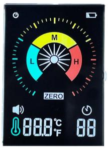 Buy cheap OEM ODM Black Background VA LCD Display Hygrometer Thermometer Display product