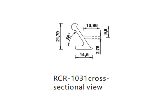 602mm Furniture Continuous Aluminum Drawer Pulls