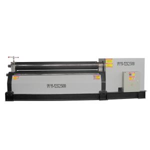 Symmetrical Mechanical Type 3 Roller Plate Rolling Machine Sheet Metal  W11-12×2500