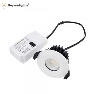 China  IP65 led fire rated bathroom downlights down lamps indoor lighting round recessed cob led downlight on sale