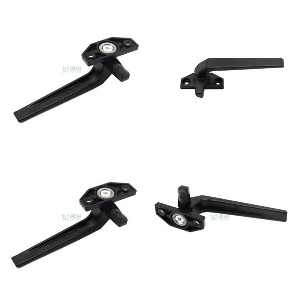 Aluminium Window Accessories Single Point alloy Alloy Casement Window Handle 7 Shape