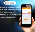 Apartment lock support BLE APP Mobile Remote Control And RFID Keycards Open Pin