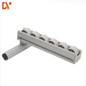 Buy cheap Aluminum Alloy Frame Roller Track Hardware With Plastic Roller Wheel 4 Meter product