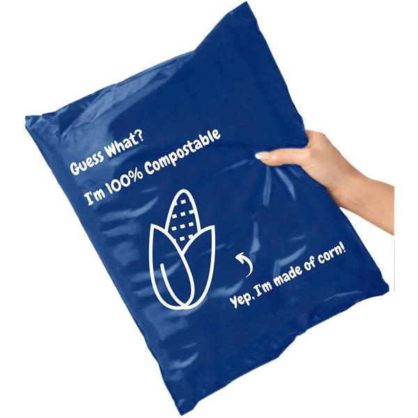 PLA Cornstarch Custom Compostable Mailers 100% Biodegradable