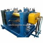Compact Structure Rubber Mixing Machine , Open Two Roll Mixing Mill 10"