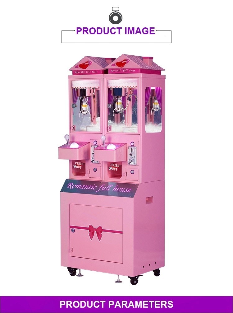 Doll Vending Arcade Game Toy Crane Machine English Version CE Certificate
