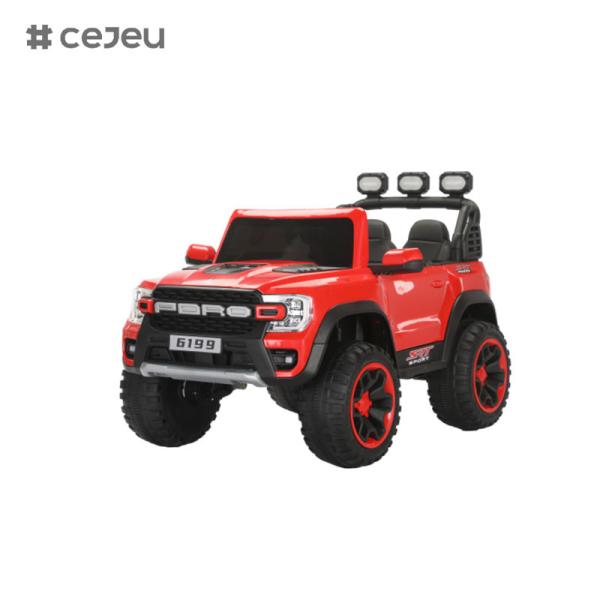 Kintex Electric Powered Ride on Toys, Battery-Operated Ride on Jeep, Remote Control, Led Lights, Bluetooth Music,12v