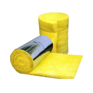 Yellow Natural Fiberglass Wool Insulation Construction Material