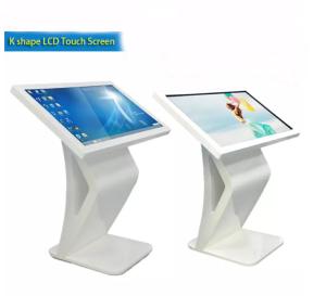 Buy cheap Interactive Multi Points Touch Screen Signage , K Shape LCD Kiosk Displays product