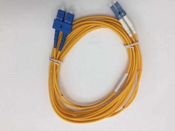 Quality Duplex SC To LC Fiber Patch Cord 3.0-2m Single Mode Type For Active Device Termination for sale
