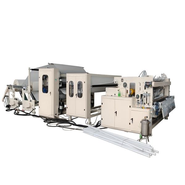 Quality Fully Automatic Glue Lamination Toilet Tissue Paper Rewinding Machine for sale