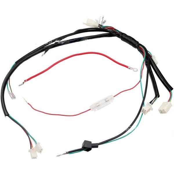 Wire to Wire UL Certified Silicon Rubber Cable Assembly for Automotive and Excavator