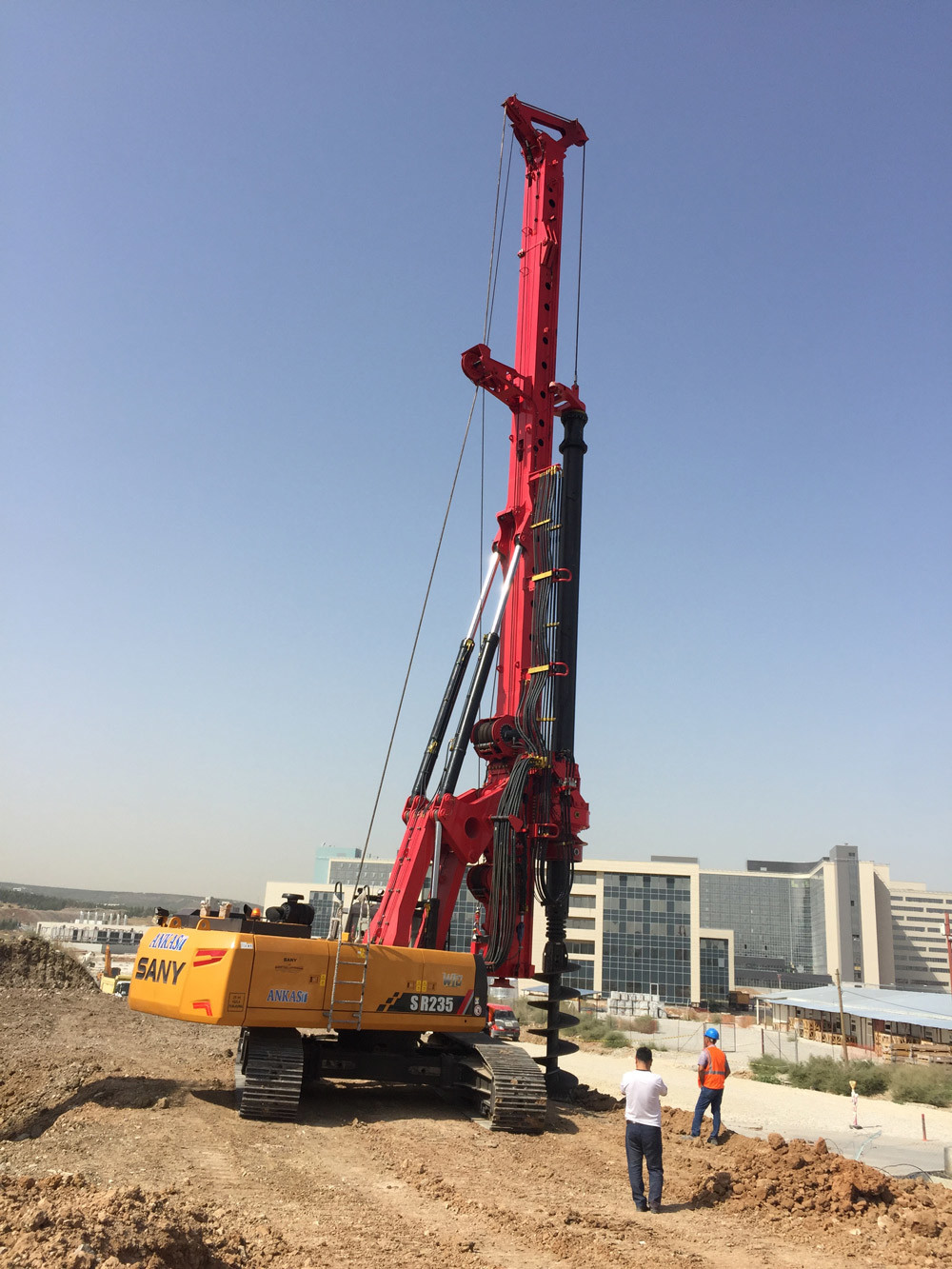 SR235 W10 Rotary Piling Rig Heavy Industry SR235 W10 Sany Rig Machine 257 KW