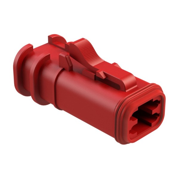 Genuine AT06-4S-OMGRY Rectangular Female Cable Connector with Premium Insulation Material for reliable cable wiring and electronic circuit connection