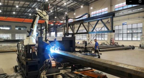 Quality Robot Base Plate Welding Machine / CNC Door Frame Cutting Machine for sale