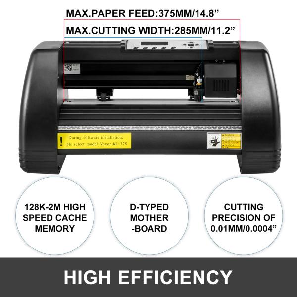 Quality KI-375 375mm Inkjet Plotter Printer USB Cutting Plotter / Pattern Cutting Plotter for sale