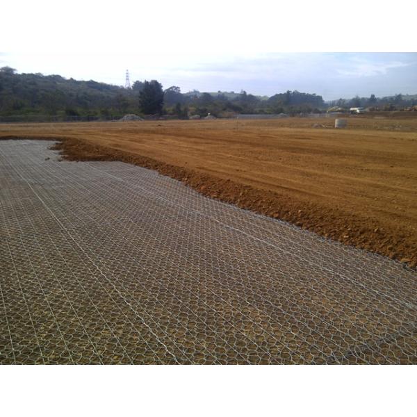 Hexagonal Road Construction 2m Woven Steel Mesh