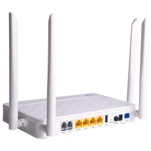 Fiber Optic Router 4GE 1 USB XPON AC Dual Band ONU