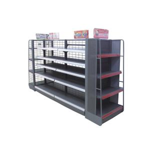 China TGL Supermarket Convenience Store Display Shelves Stainless Steel Powder Coating on sale