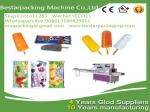 Automatic popsicle packaging machine with feeder , ice lolly wrapping machine