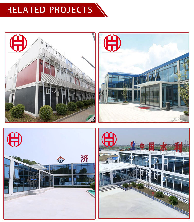 Customized Steel Apartment 20ft 40ft Flat Pack Container Portable Container Home House