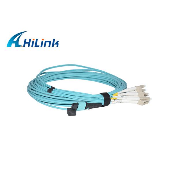 10M Length LSZH Patch Cord MPO/MTP-8LC/UPC 10M 8 Fiber 2.0 Breakout OM4 Cable