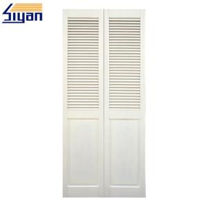 China Surface Finished Louvered Bifold Closet Doors , Louvered Interior Doors For Cabinets on sale