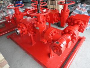 3 1/16 x 10000# Surface Well Testing Equipment choke manifold oil and gas Testing