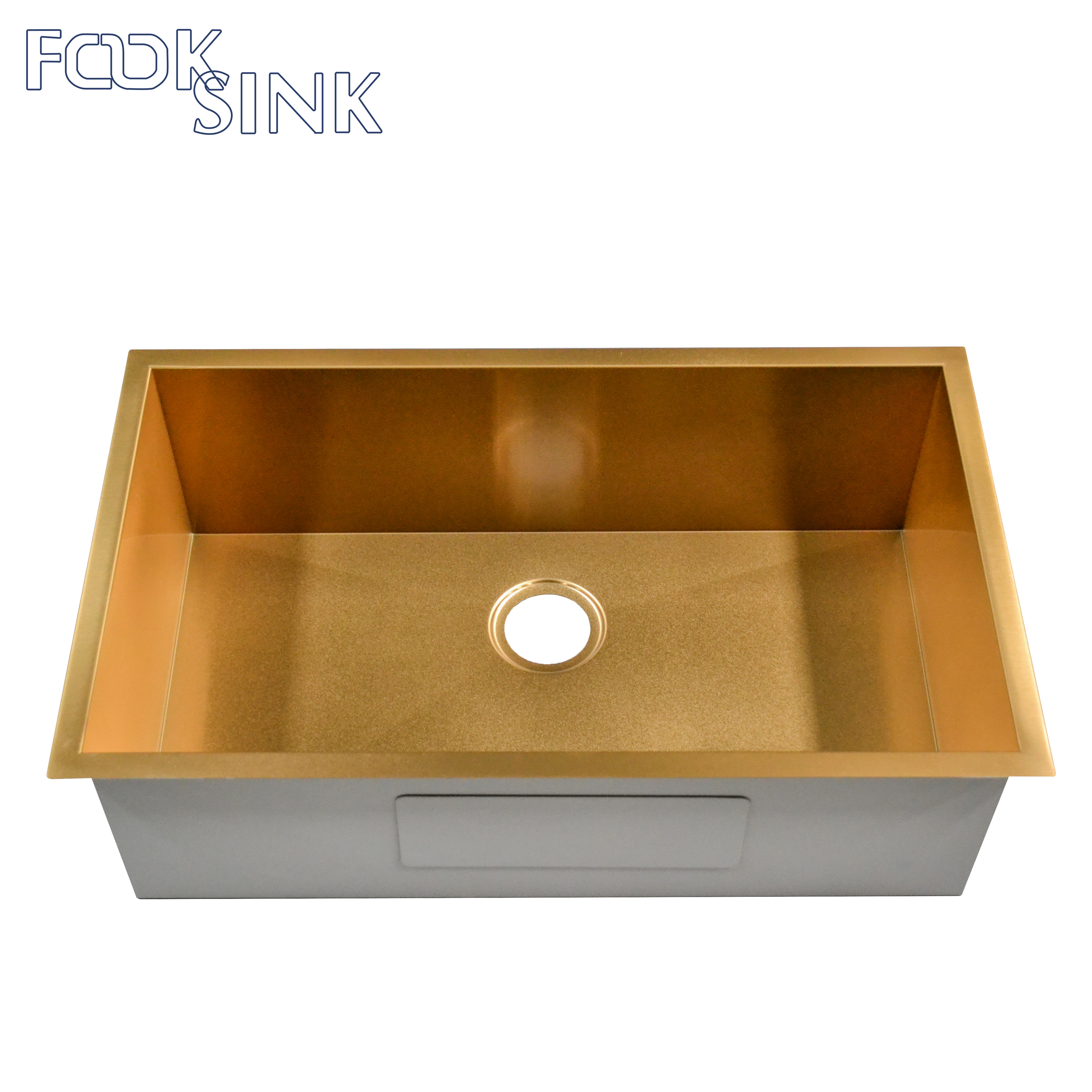 gold kitchen sink