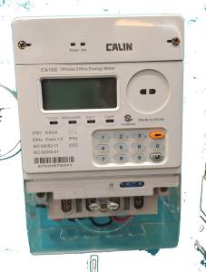 Calinmeter Prepaid Smart Micro Grid System Multi Tariff Kwh Meter Single Phase LORA WAN