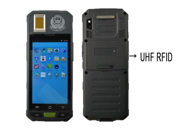 Quality Rugged Android Handheld RFID Reader , Smartphone RFID Reader 5.0 Inch BH88 for sale