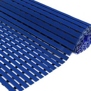 Buy cheap Indoor Strips Anti Slip PVC Floor Mat 12 Meters Wet Safety Grid Matting Blue product