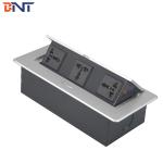 multiple function universal electrical plug socket for meeting table